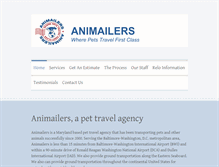 Tablet Screenshot of animailers.com